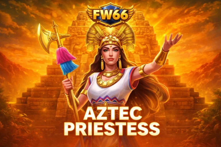 Permainan Aztec Priestess di FW66 dengan nuansa kuno dan tampilan hangat yang tenang